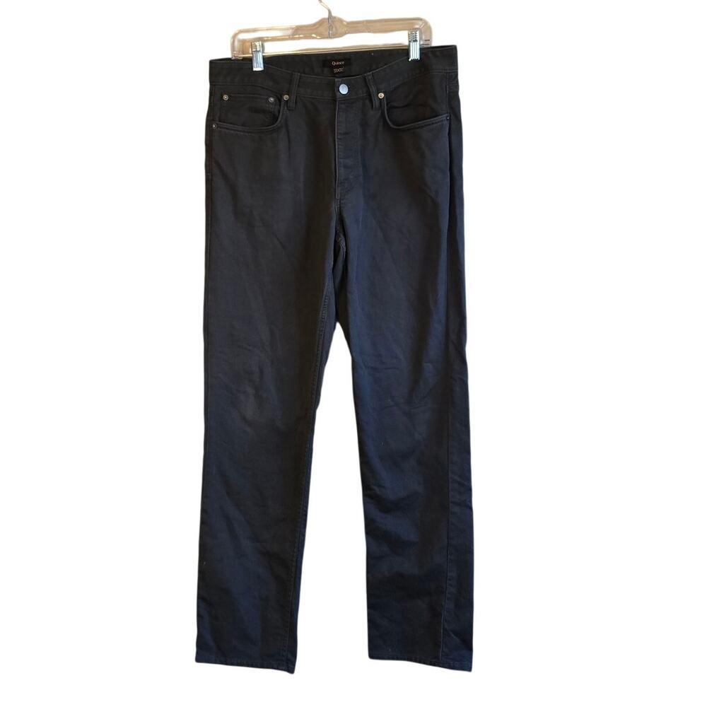 quince men comfort stretch traveler 5-pocket pants straight leg 33 x 32